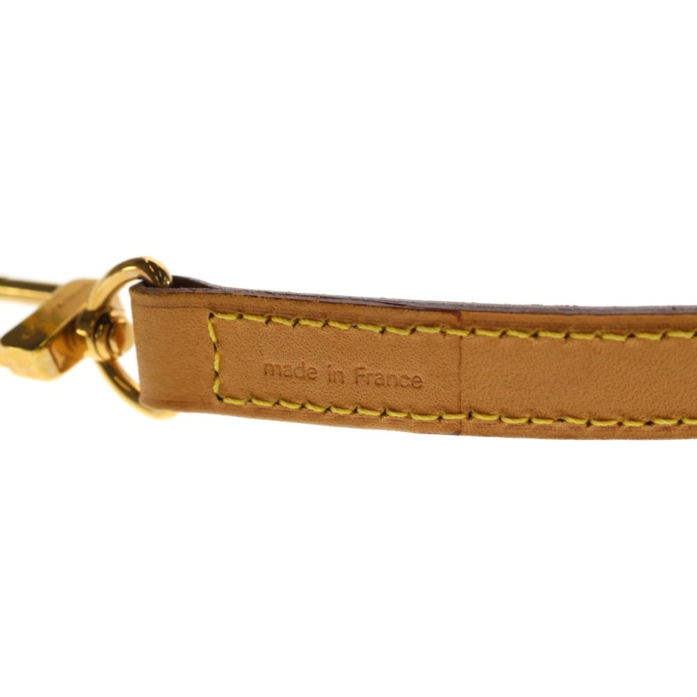 LOUIS VUITTON(ルイヴィトン) レザー ショルダー ストラップ ゴールド金具 ブラウン