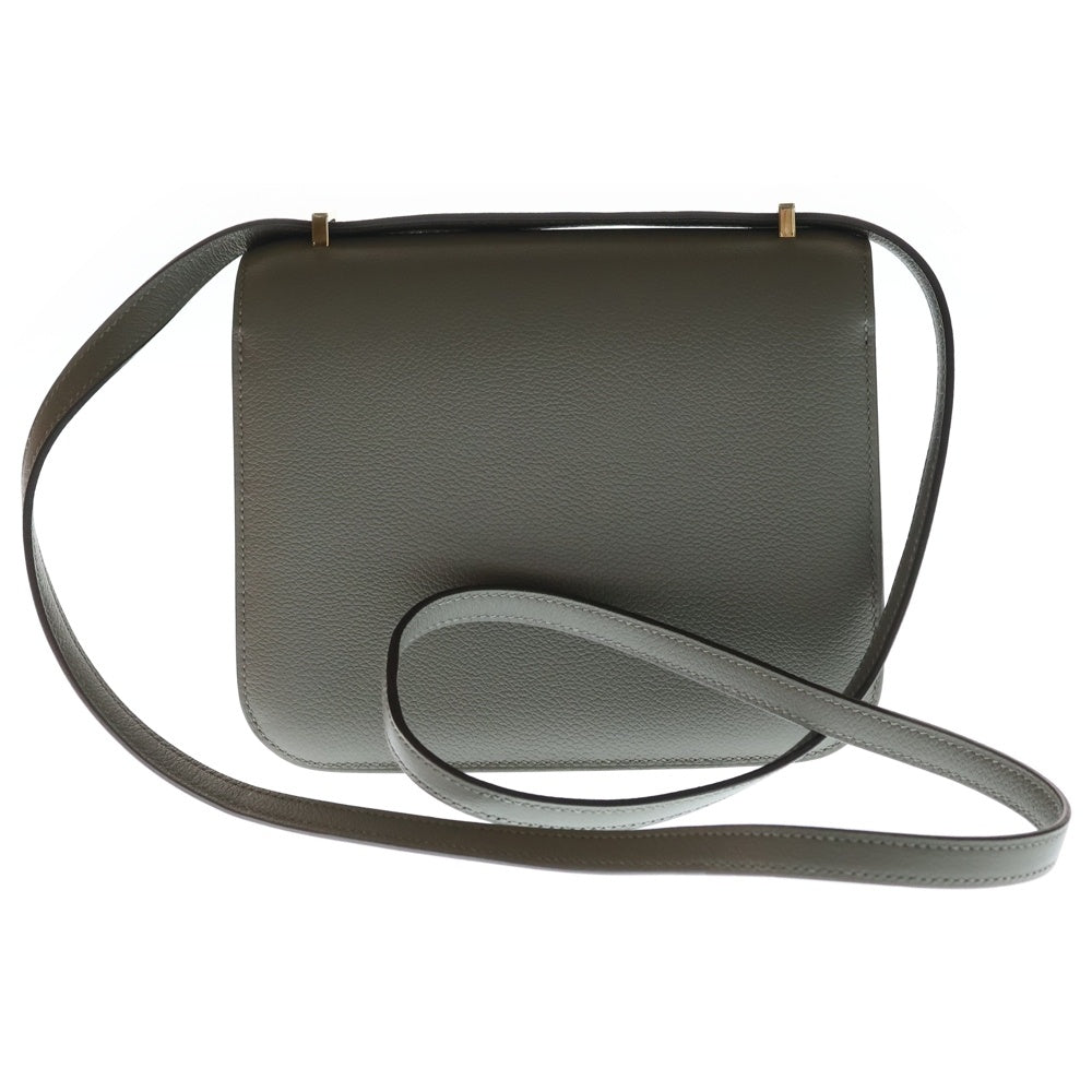 HERMES(エルメス) コンスタンス ミニ ヴェルソ グリメイヤー グリペール グレー ゴールド金具 B刻印 レディース