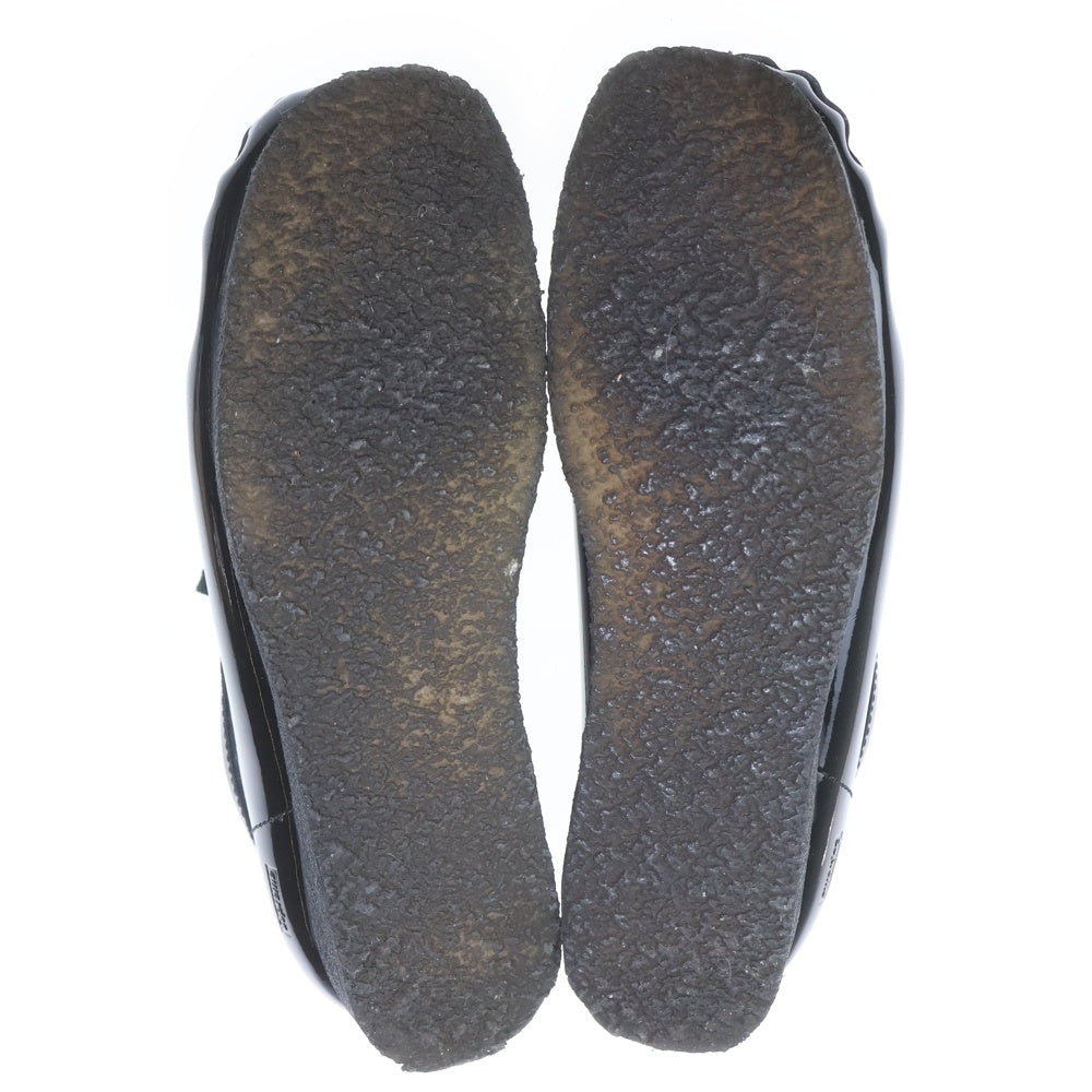 SUPREME(シュプリーム) ×Clarks Patent Leather Wallabee クラークス パテントレザーワラビー ローカットシューズ ブラック