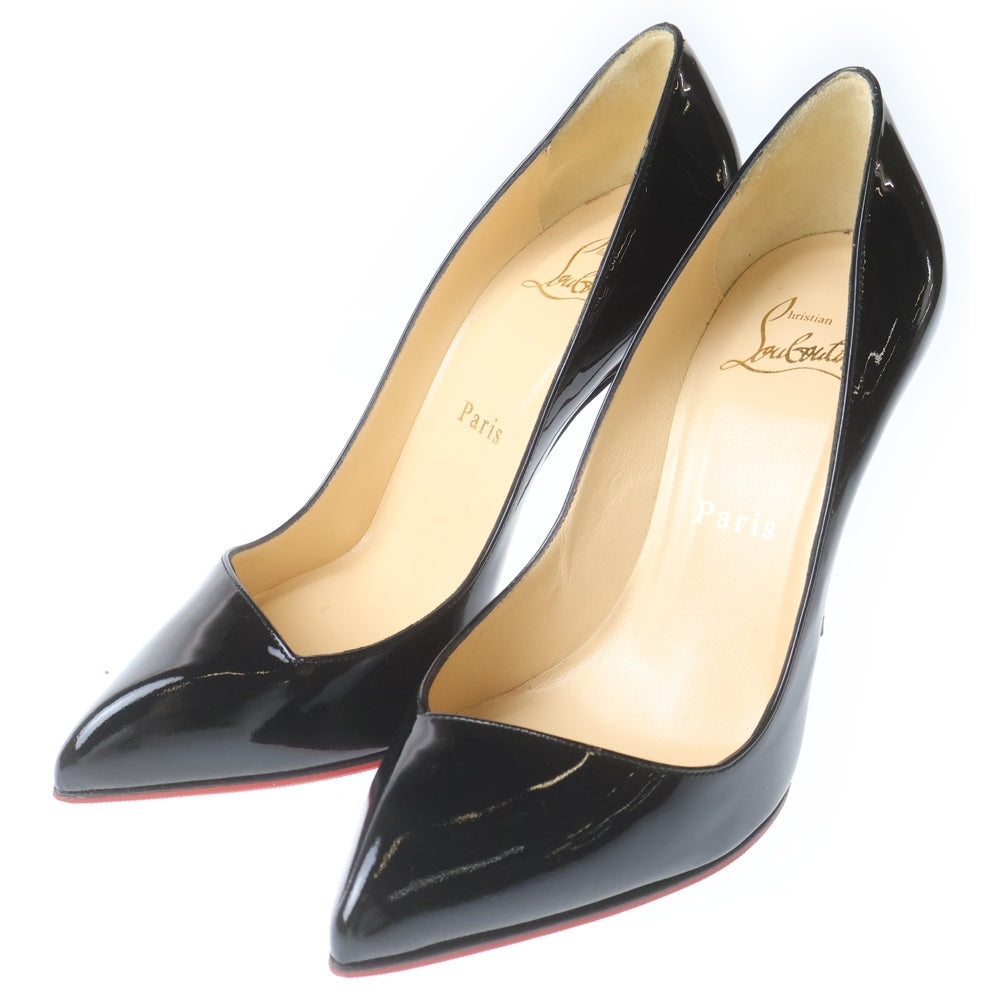 CHRISTIAN LOUBOUTIN(クリスチャンルブタン) パテントレザー ハイヒール パンプス シューズ ブラック レディース