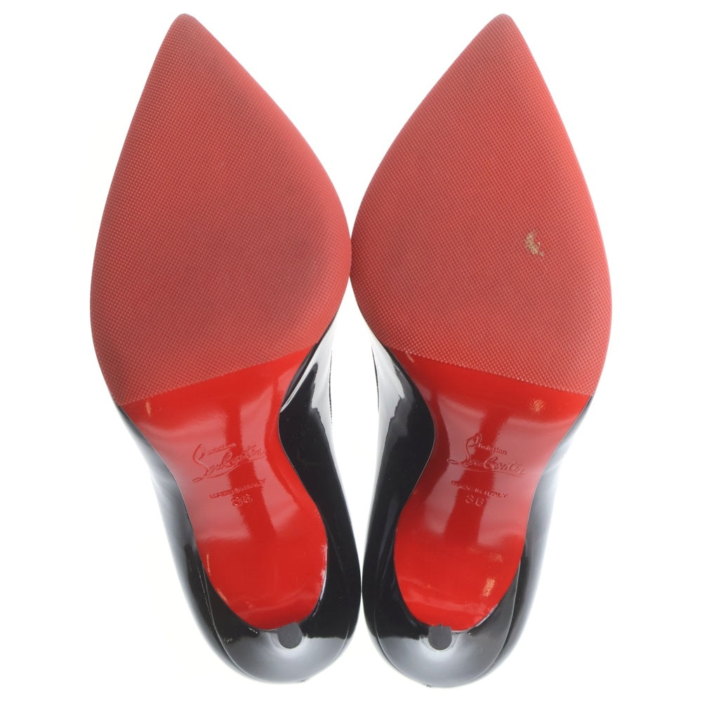 CHRISTIAN LOUBOUTIN(クリスチャンルブタン) パテントレザー ハイヒール パンプス シューズ ブラック レディース