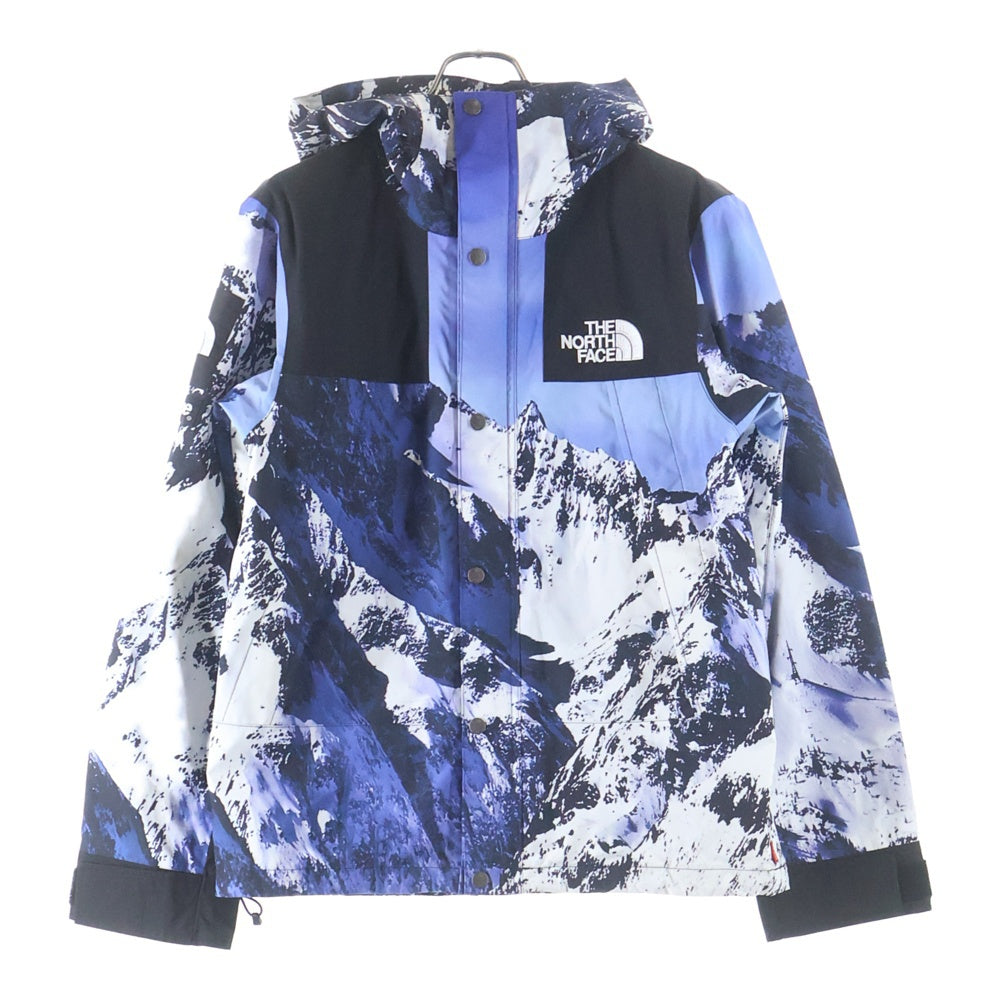 SUPREME(シュプリーム) 17AW ×THE NORTH FACE Mountain Parka ノースフェイス 雪山総柄マウンテンパーカー ジャケット ブルー NP61701I