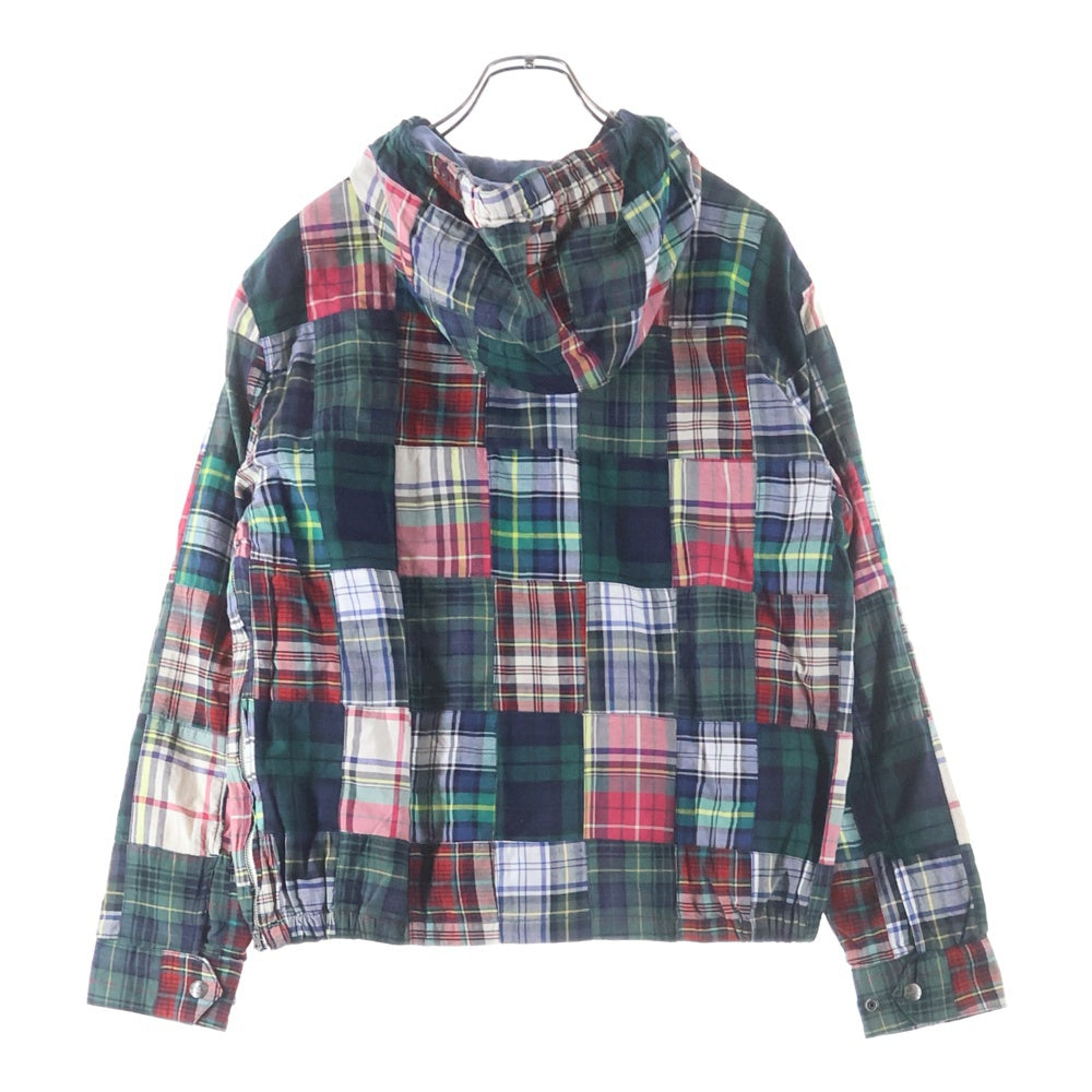 POLO RALPH LAUREN(ポロラルフローレン) パッチワークチェック総柄 ジップアップ パーカー キッズ マルチ