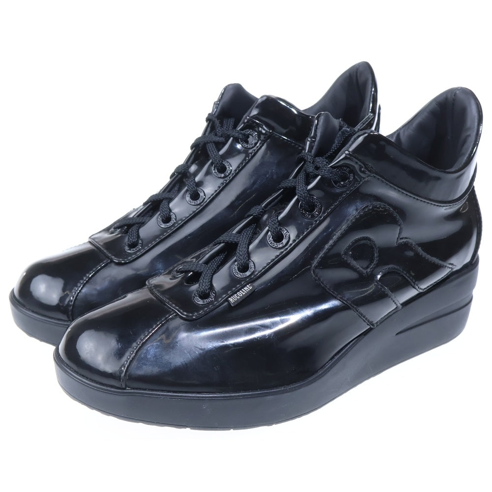 RUCOLINE(ルコライン) アージレ バイ ルコライン パテントスニーカー ブラック レディース