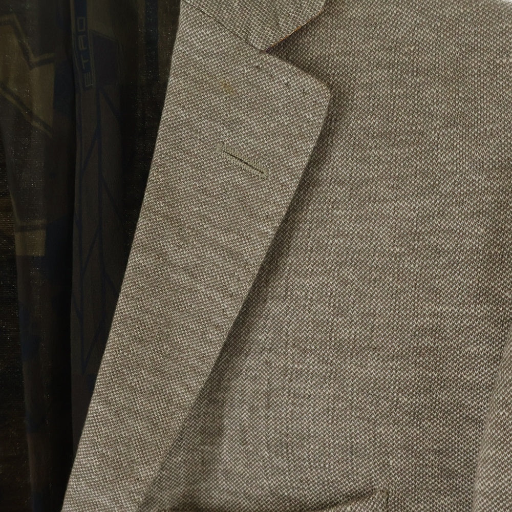 ETRO(エトロ) コットンリネン テーラードジャケット ベージュ