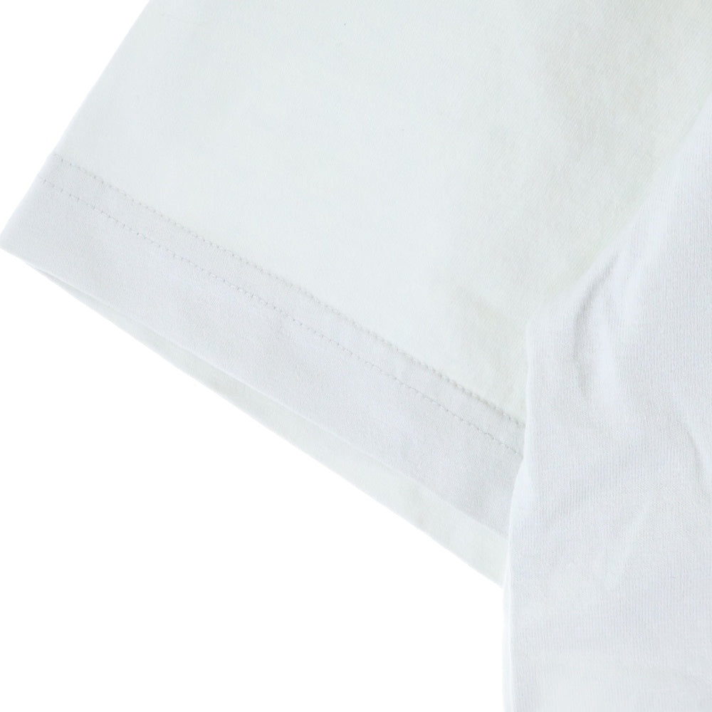 BALENCIAGA(バレンシアガ) Flight Seal Logo Tee フロントロゴデザイン クルーネック半袖Tシャツ ライトブルー 764235 TSVK3