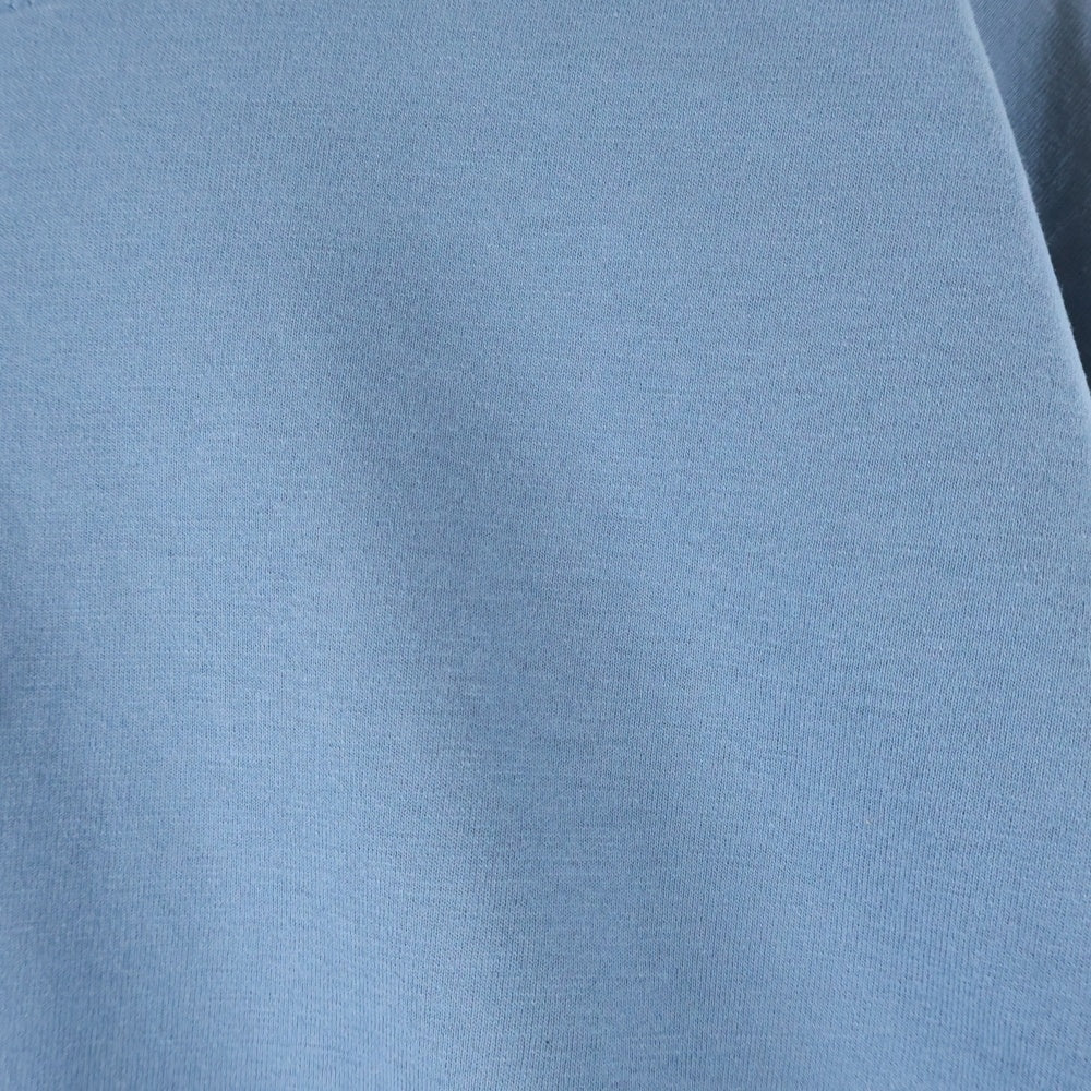 BALENCIAGA(バレンシアガ) 25SS Medium Fit T-Shirt テーピングロゴ刺繍 半袖Tシャツ ブルー 764235 TSVG2