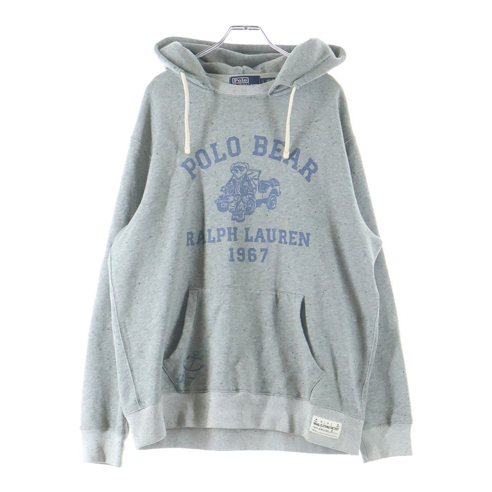 POLO RALPH LAUREN(ポロラルフローレン) ポロベアー プリント パーカー グレー