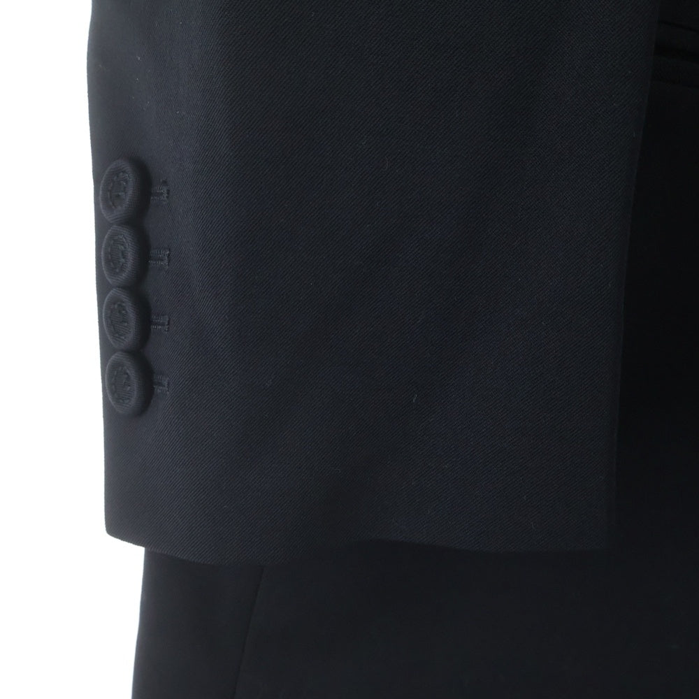 Christian Dior(クリスチャンディオール) 21SS ラペルオブリーク切替1B テーラードジャケット ブラック 033C228B4739