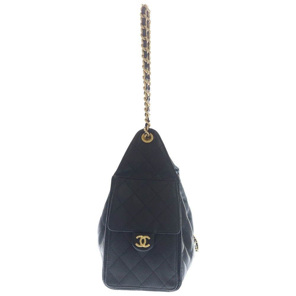 CHANEL(シャネル) シャネル 25 スモール ブラック キャビアスキン