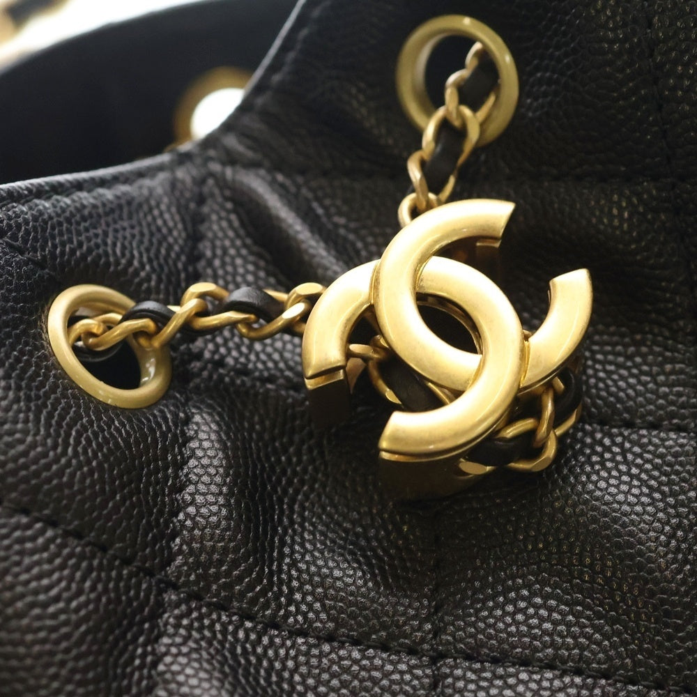 CHANEL(シャネル) シャネル 25 スモール ブラック キャビアスキン