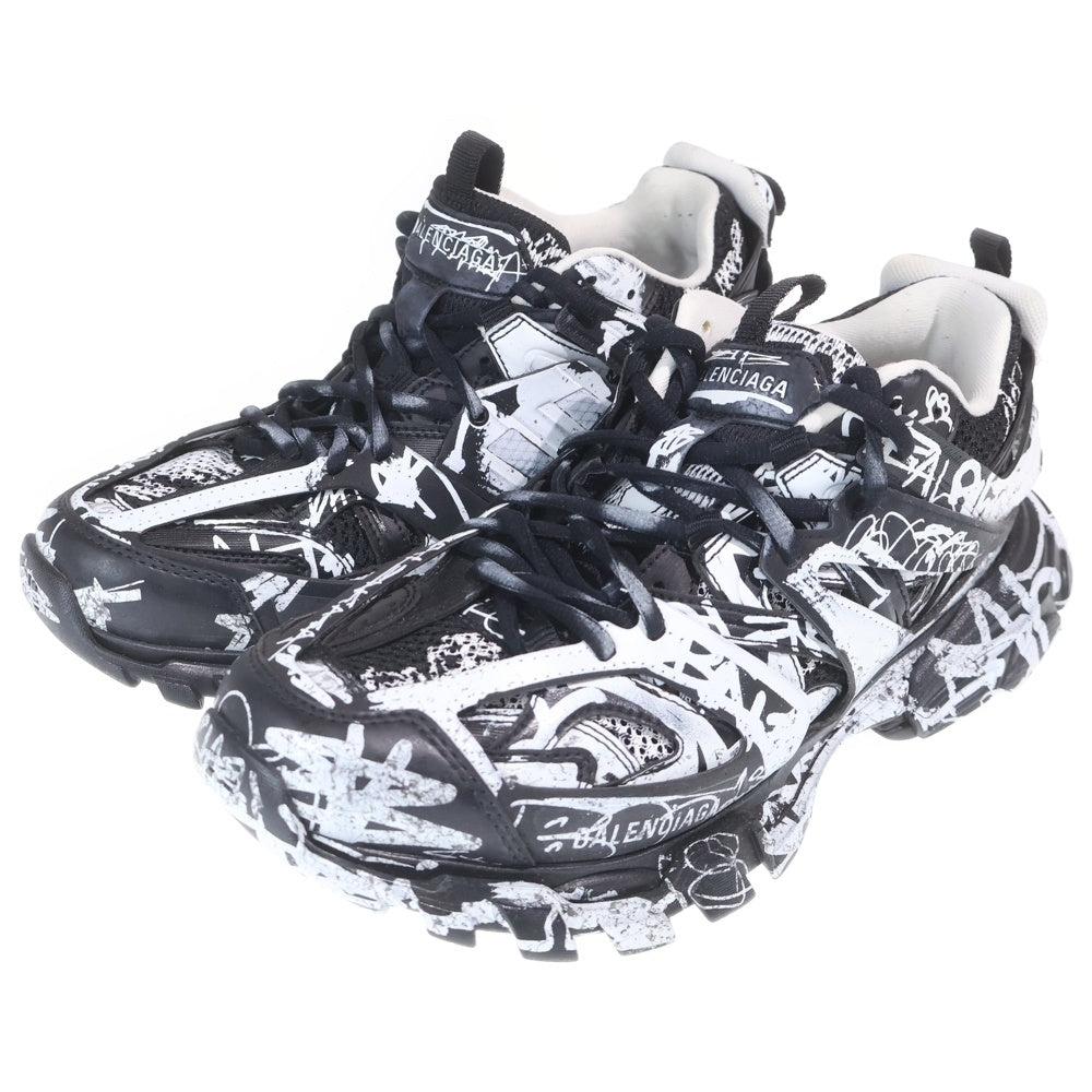 BALENCIAGA(バレンシアガ) Track Graffiti Sneaker トラック グラフィティ レースアップ ローカットシューズ スニーカー ブラック 542023