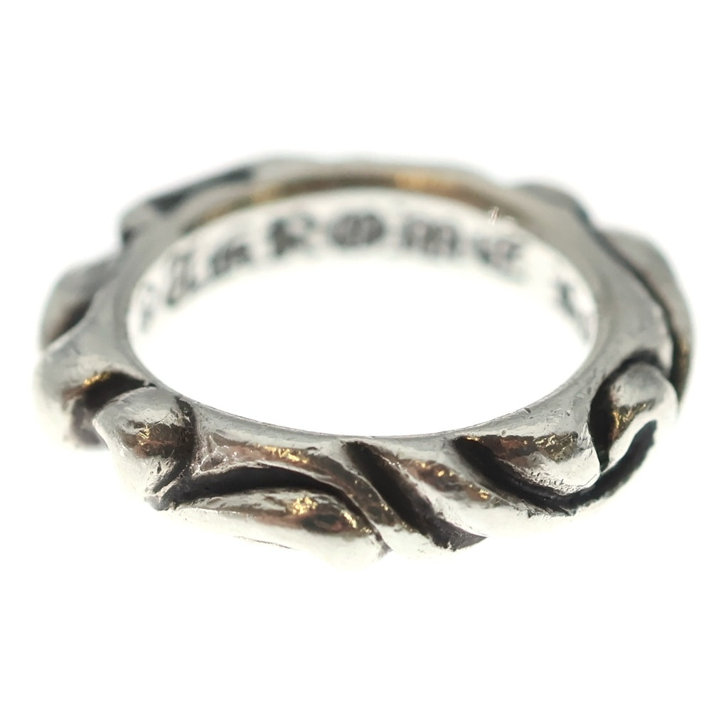 CHROME HEARTS(クロムハーツ) SCRL BAND スクロールバンド リング シルバー BCA351 レディース