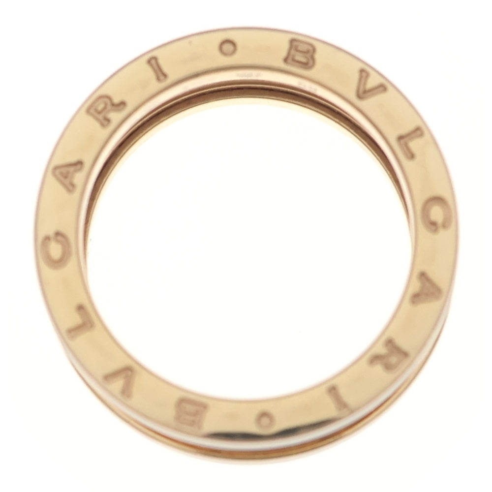 BVLGARI(ブルガリ) ビーゼロワン ロック リング Au750 K18 PG×セラミック 指輪