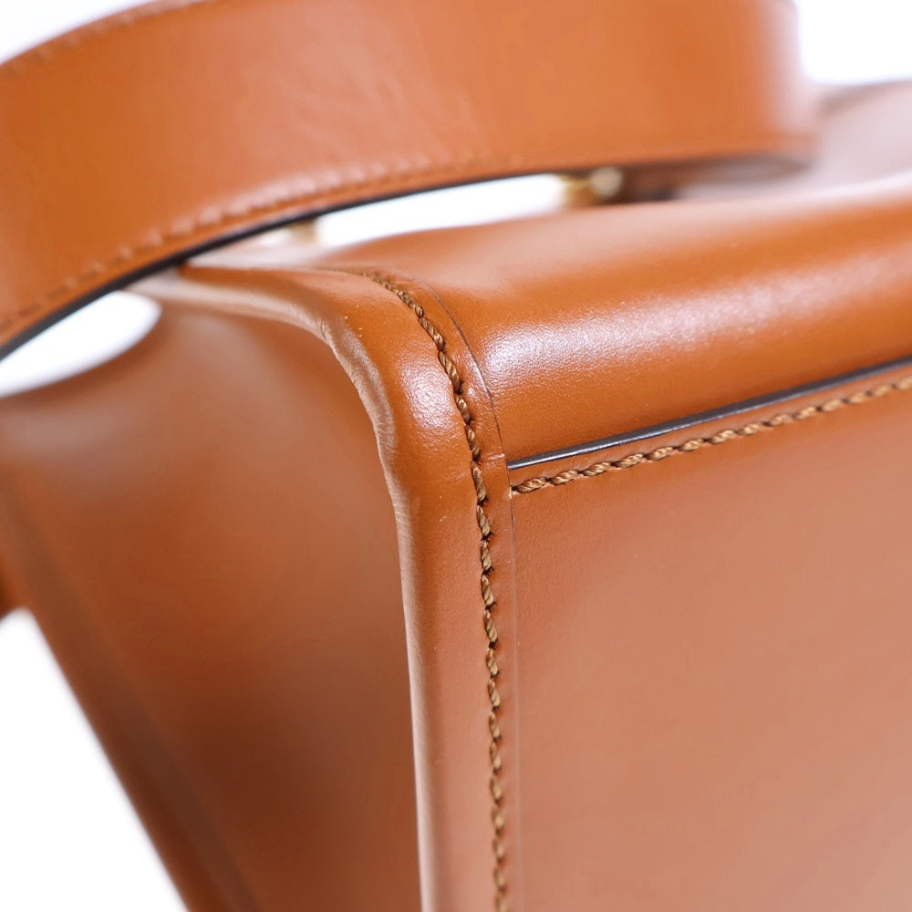 FENDI(フェンディ) サンシャイン ミディアム 2WAYバッグ ショルダーバッグ トートバッグ ハンドバッグ ブラウン レザー ゴールド金具 レディース