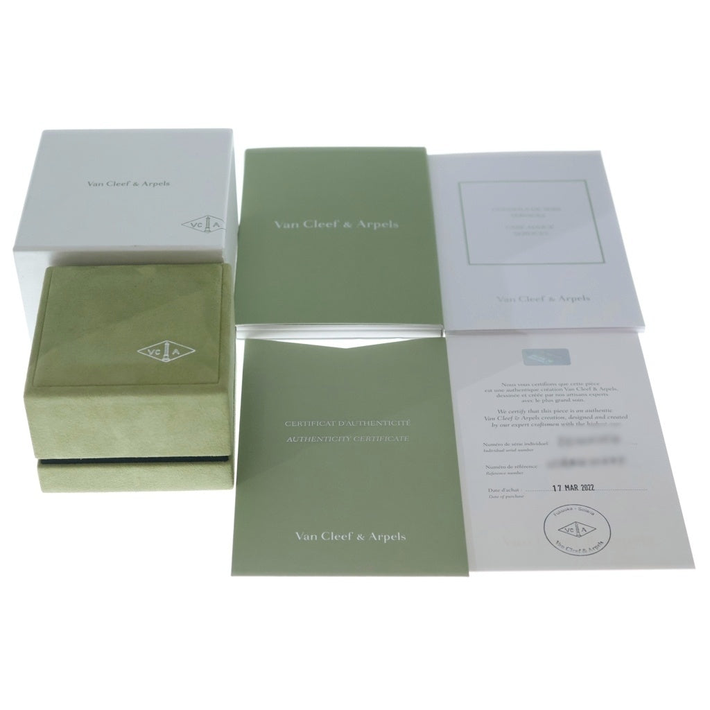 Van Cleef & Arpels(ヴァンクリーフアンドアーペル) ペルレシニアチュールリング ホワイトゴールド Au750WG #47 VCARN32347 レディース