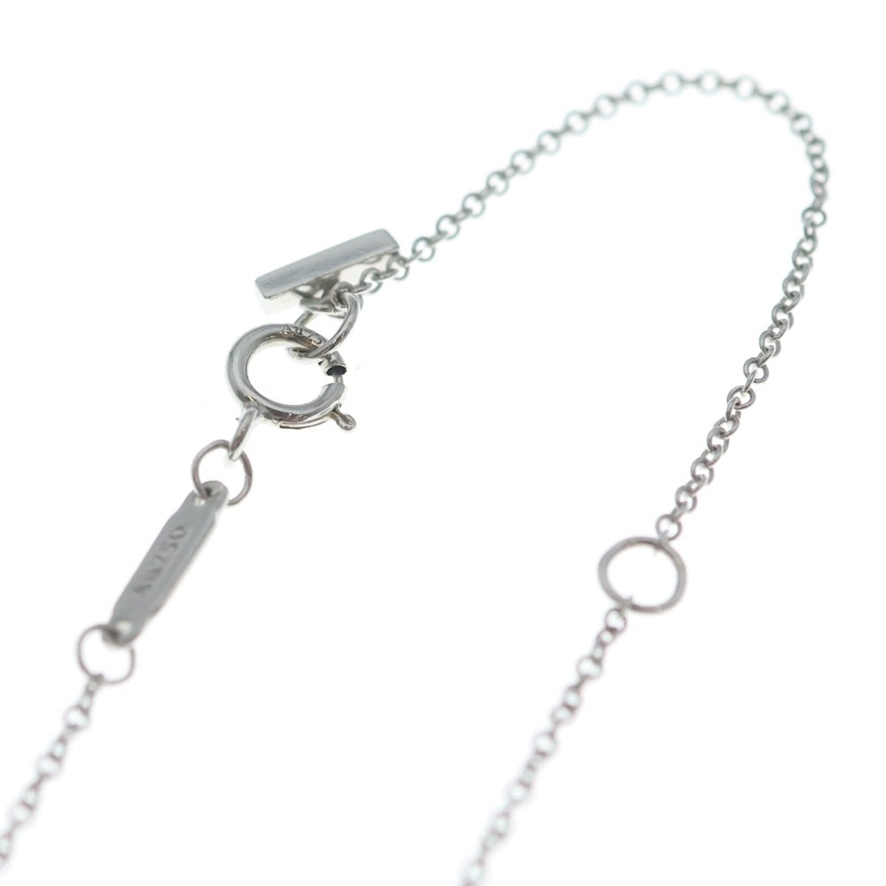 TIFFANY & Co.(ティファニー) Tスマイルネックレス ペンダント チェーン ホワイトゴールド Au750WG レディース