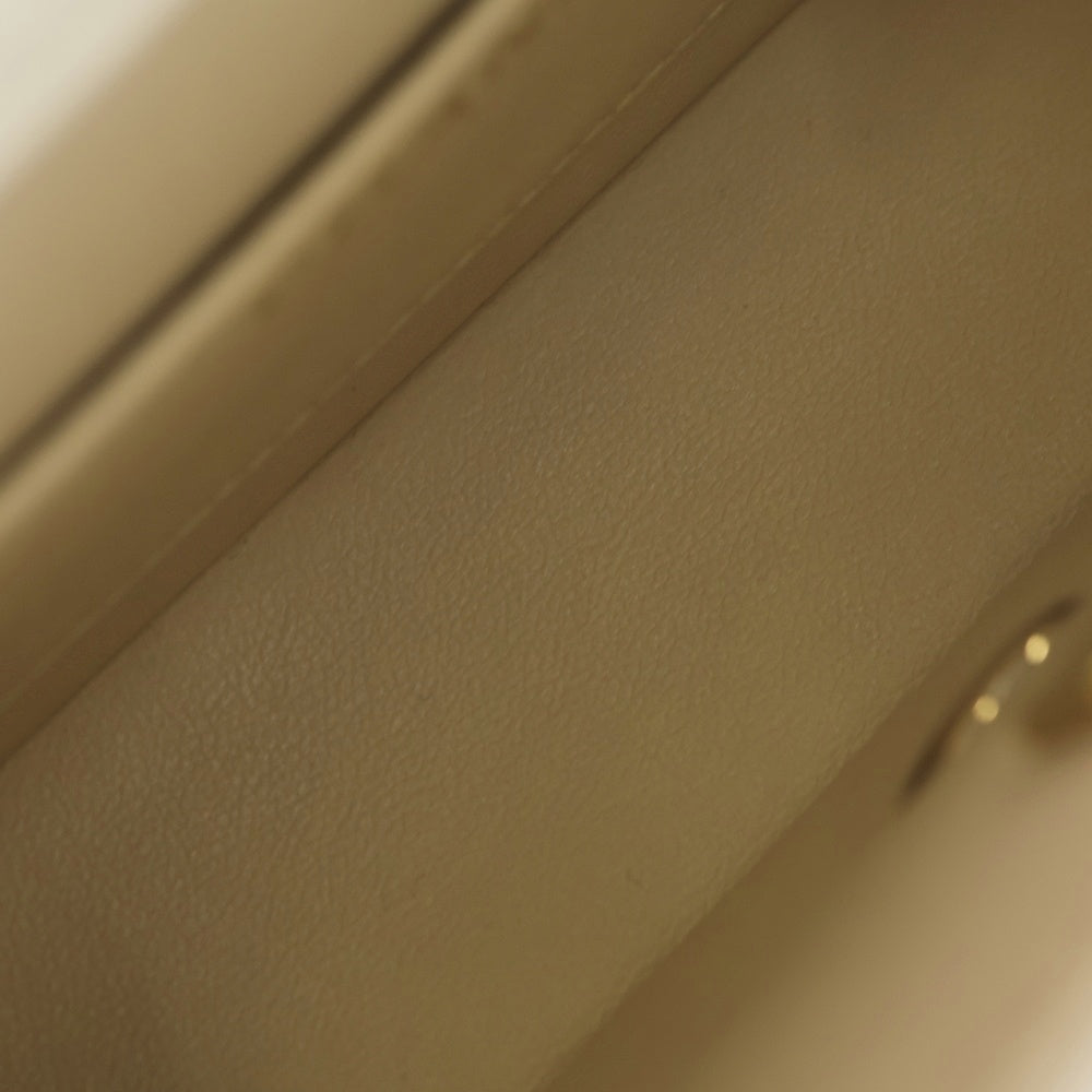 CHANEL(シャネル) マトラッセ ココハンドル18 2WAYバッグ ショルダーバッグ チェーンバッグ ハンドバッグ ホワイト キャビアスキン AS2215 ゴールド金具 レディース