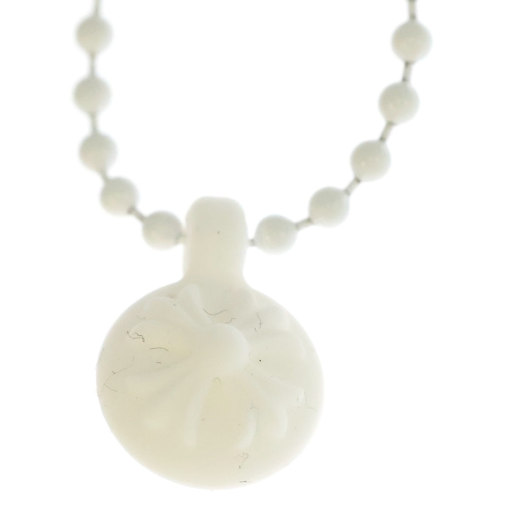 CHROME HEARTS(クロムハーツ) RUBBER CH CRS BALL ラバークロスボール シリコンネックレス ホワイト