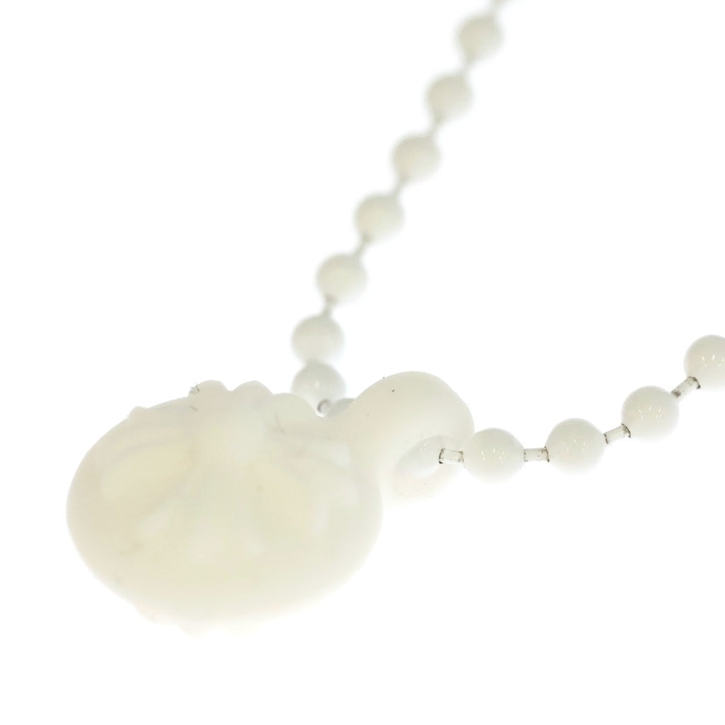 CHROME HEARTS(クロムハーツ) RUBBER CH CRS BALL ラバークロスボール シリコンネックレス ホワイト
