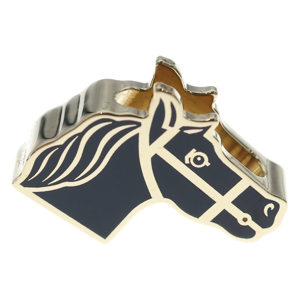 エルメス　カドリージュ　馬　ツイリーリング HERMES(エルメス) □カドリージュ ツイリーリング スカーフリング