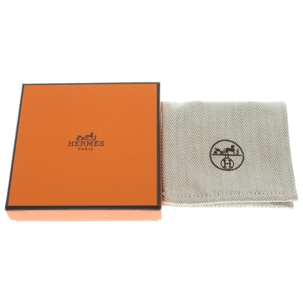 HERMES(エルメス) ■ピアス Hエキップ バッファローホーン ラッカー ピンク 箱 レディース