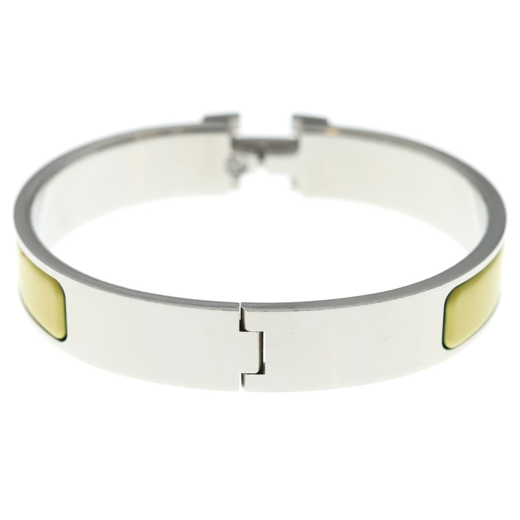 HERMES(エルメス) ■バングル クリッククラックH PM イエロー シルバー金具 レディース