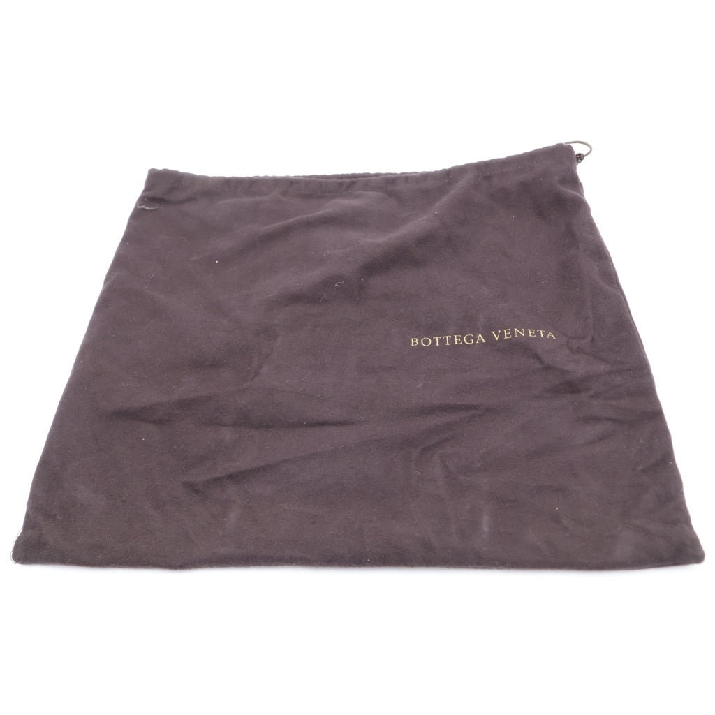 BOTTEGA VENETA(ボッテガヴェネタ) ハンドバッグ がま口 イントレチャート トートバッグ ブラウン レザー レディース