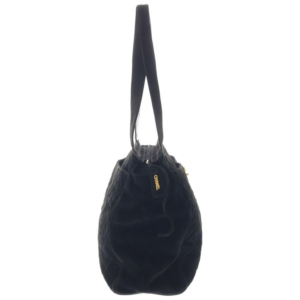 CHANEL(シャネル) ■マトラッセ ココマーク ブラック スエード トートバッグ 3501149 袋 レディース
