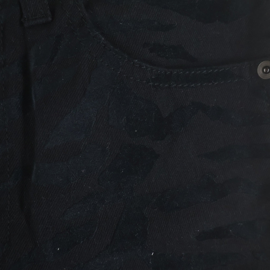 SAINT LAURENT PARIS(サンローランパリ) ゼブラ 総柄フロッキー