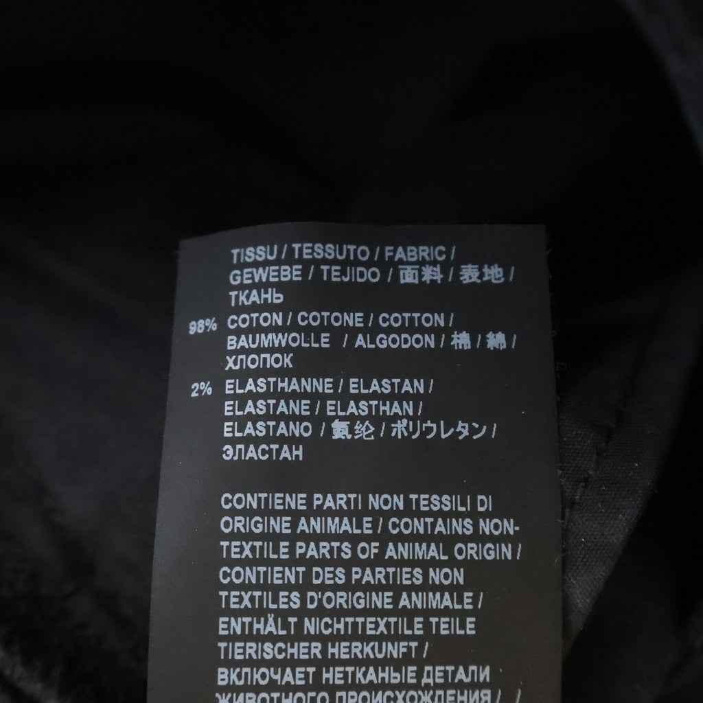 SAINT LAURENT PARIS(サンローランパリ) ゼブラ 総柄フロッキープリント スリム スキニー デニムパンツ ジーンズ ブラック 572336 レディース