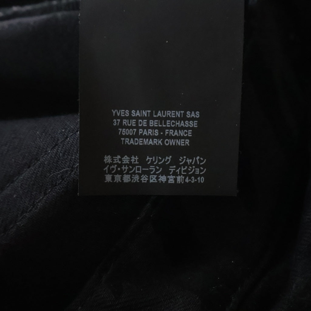 SAINT LAURENT PARIS(サンローランパリ) ゼブラ 総柄フロッキー