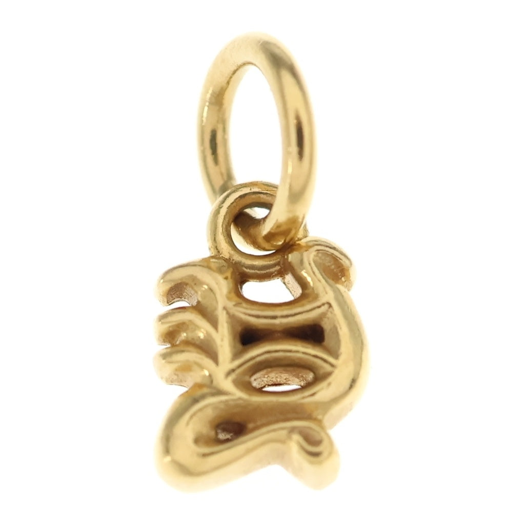 CHROME HEARTS(クロムハーツ) 22K STACK ALPHABET アルファベットスタックチャーム イニシャルY ネックレストップ ゴールド