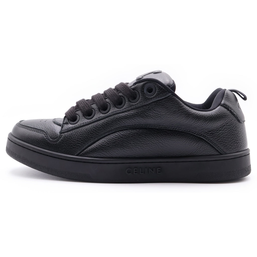 CELINE(セリーヌ) ハンティントン レースアップ ロースニーカー ブラック レザー #41 361015089C.38NO