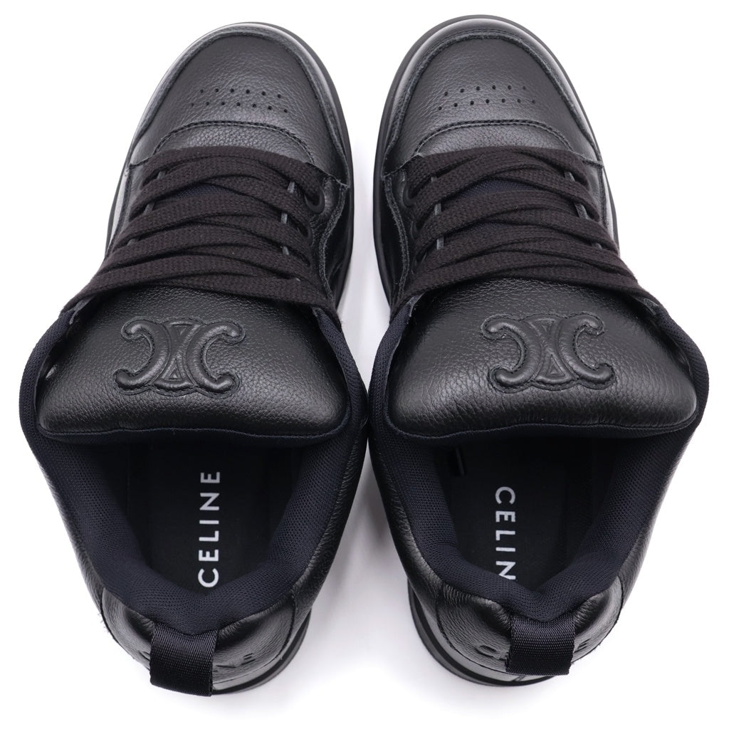 CELINE(セリーヌ) ハンティントン レースアップ ロースニーカー ブラック レザー #41 361015089C.38NO