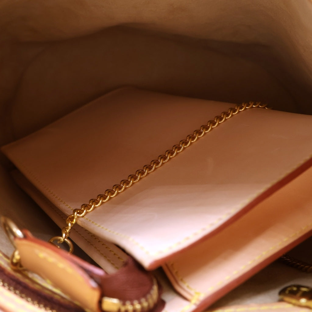 LOUIS VUITTON(ルイヴィトン) ノマド バケットPM ハンドバッグ トートバッグ キャメル ブラウン レザー M85001 ゴールド金具 レディース