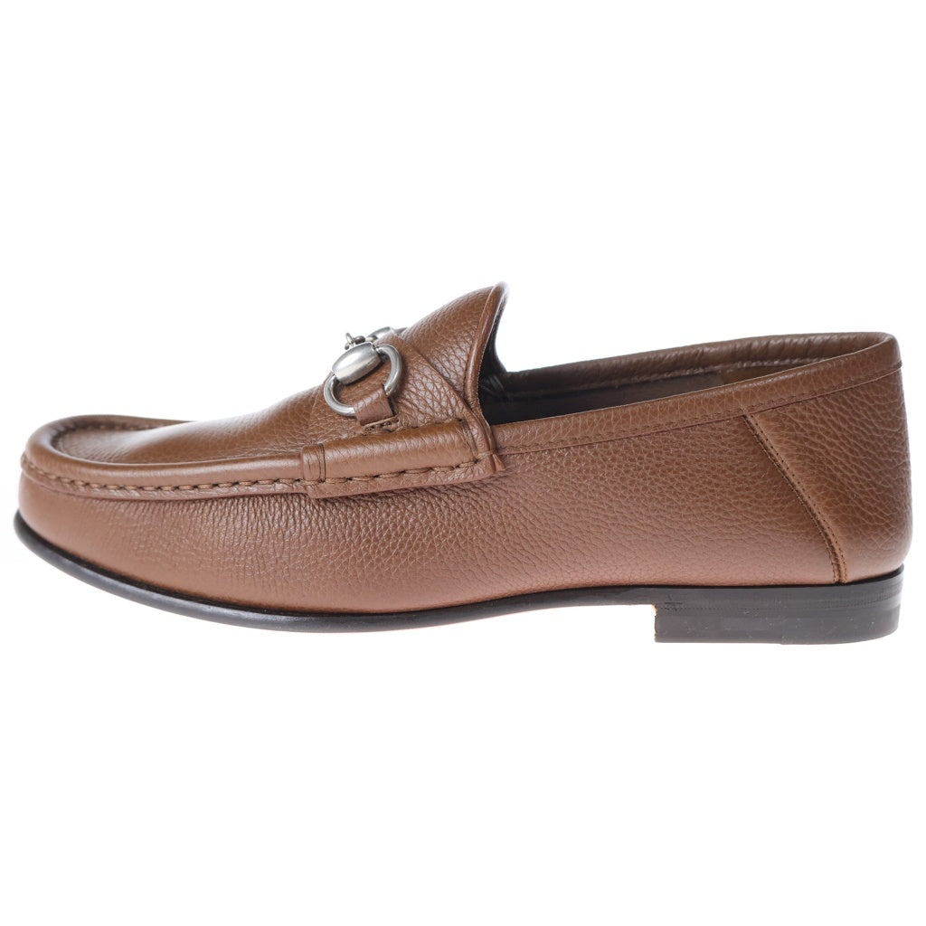 GUCCI(グッチ) ホースビット レザー ローカットシューズ ローファー ブラウン 816370
