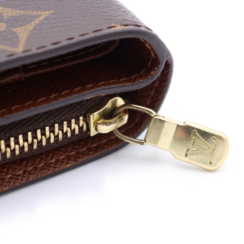 LOUIS VUITTON(ルイヴィトン) モノグラム コンパクトジップ PVC レザー