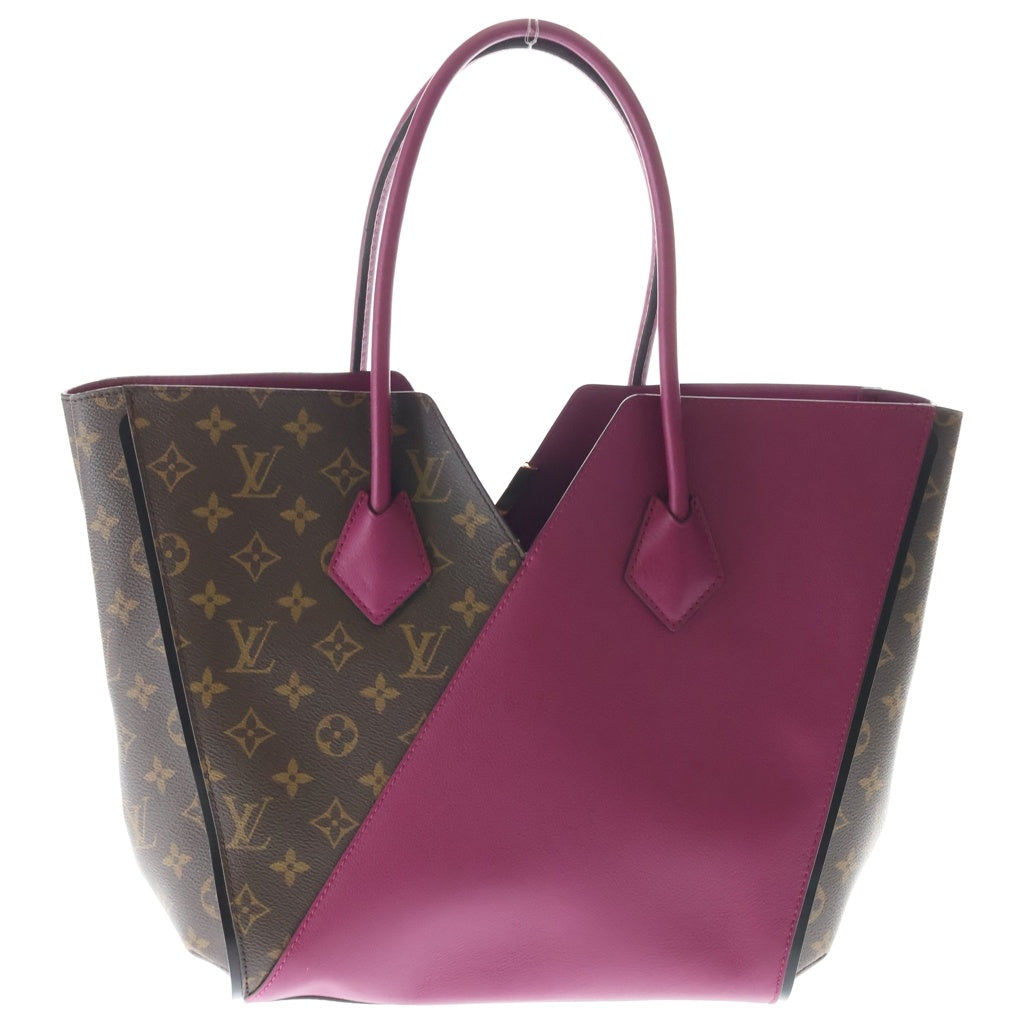 LOUIS VUITTON(ルイヴィトン) キモノMM モノグラム PVC レザー トートバッグ ゴールド金具 ブラウン/パープル M40521 レディース