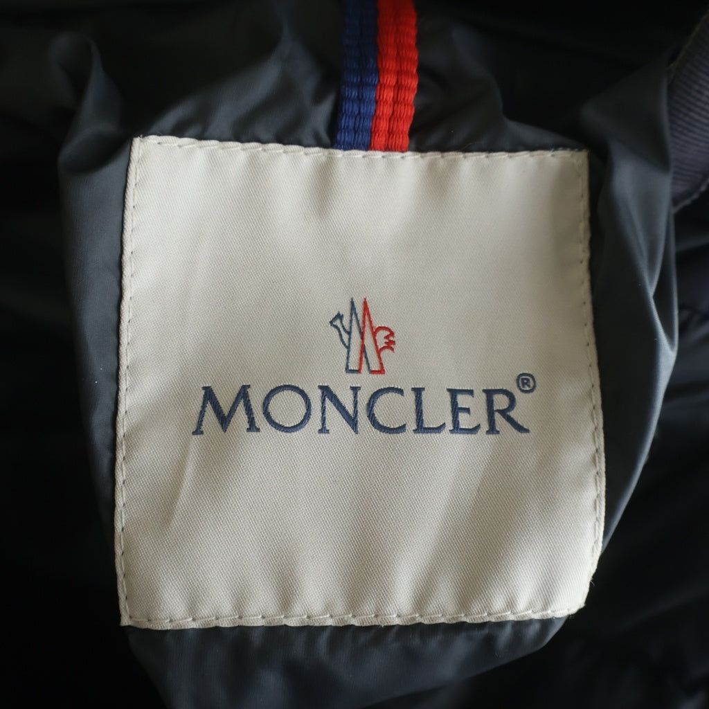 MONCLER(モンクレール) 19AW HERMINE エルミンヌ ファーフーデッド ロングダウンジャケット コート グレー レディース E20934990016 53048