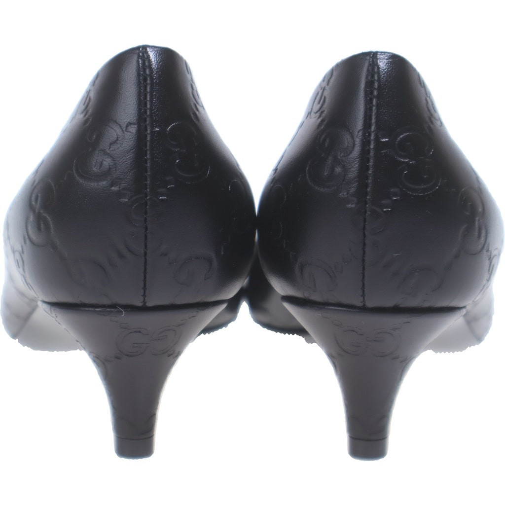 GUCCI(グッチ) SS26 Women's pump with Horsebit ウーマンパンプウィズホースビット ヒールパンプス ブラック 853320 #37 1/2 853320 レディース