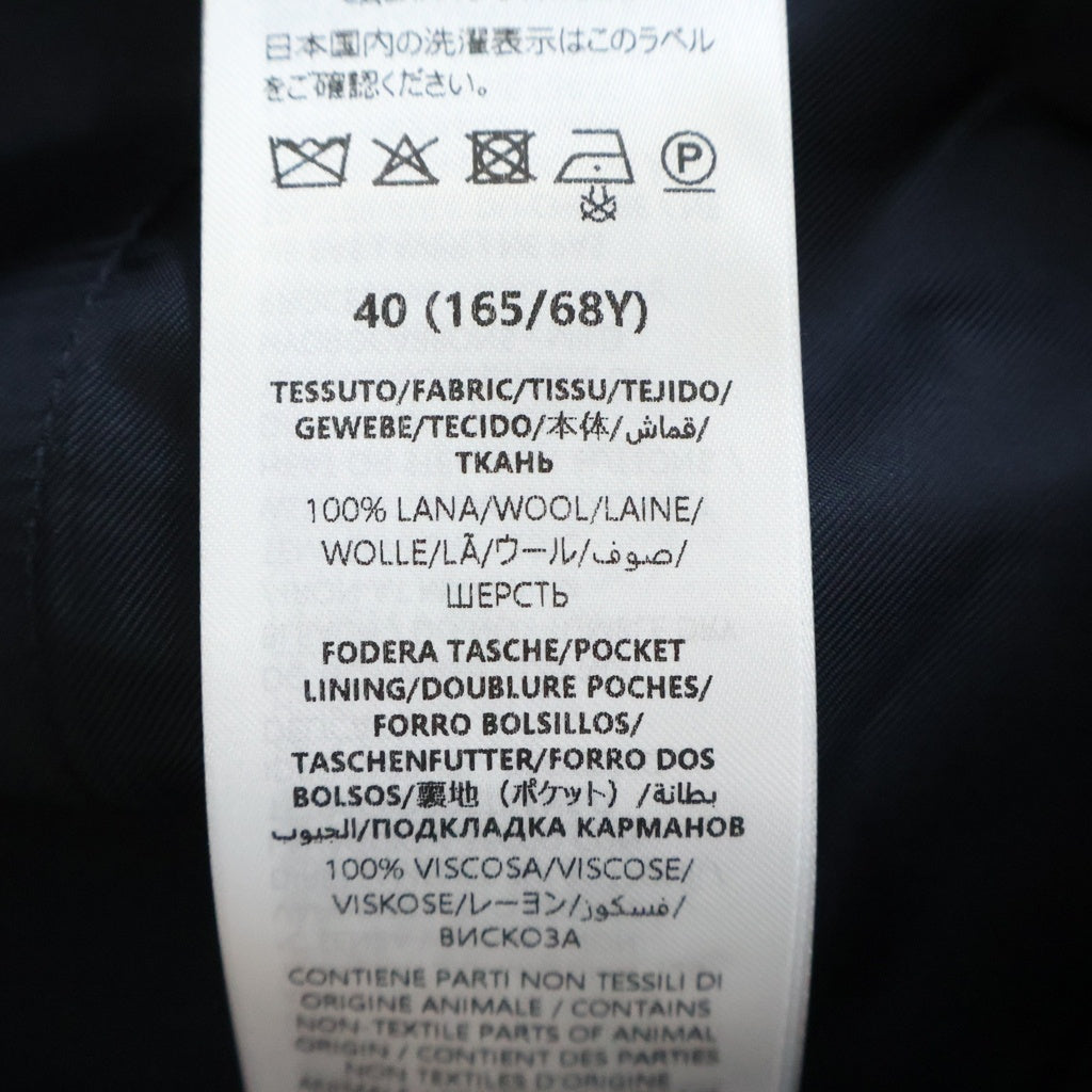 GUCCI(グッチ) 2026年クルーズコレクション セルヴィッジ ディテール パンツ ブラック 852055 #40 レディース