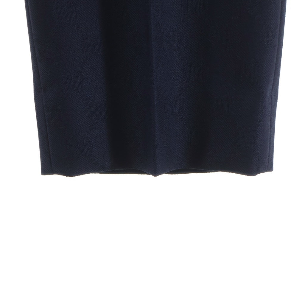 GUCCI(グッチ) GGウールパンツ スラックス ネイビー 793682 #38 レディース