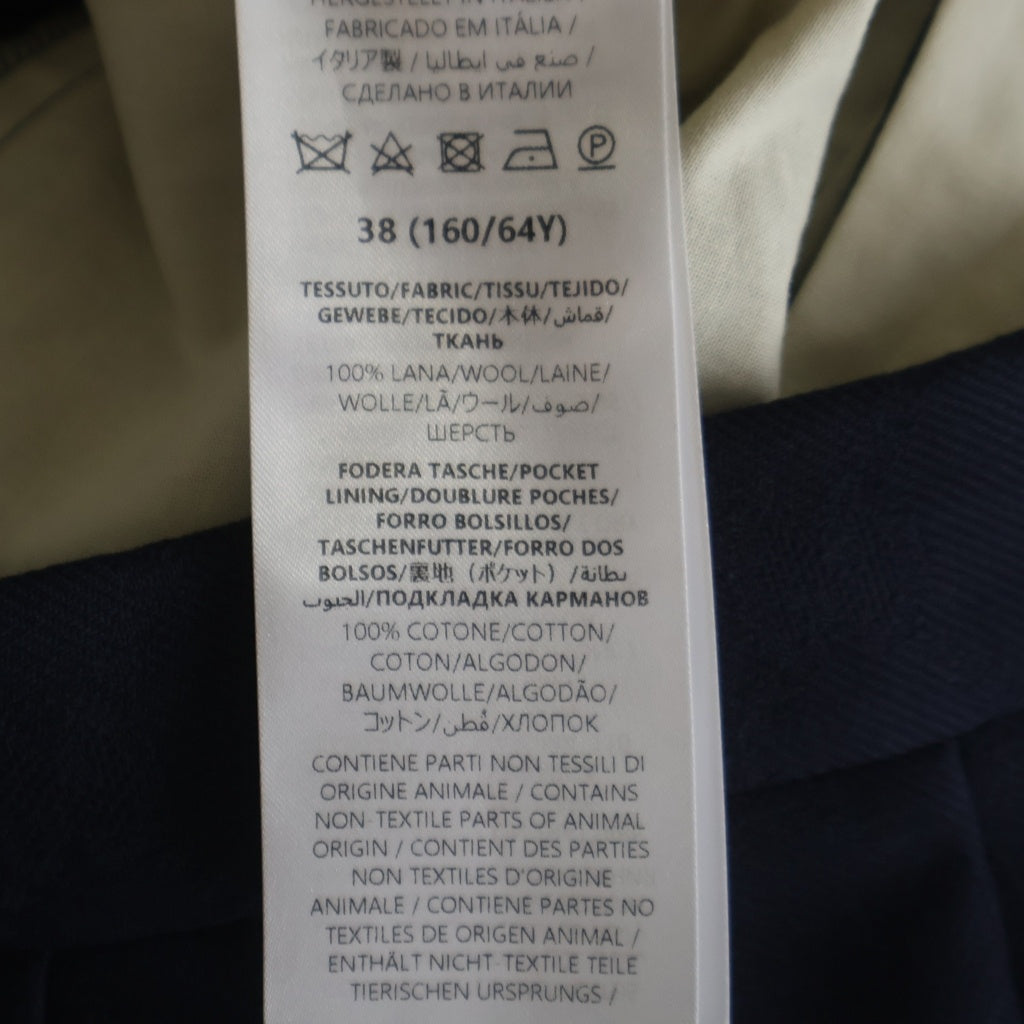 GUCCI(グッチ) GGウールパンツ スラックス ネイビー 793682 #38 レディース
