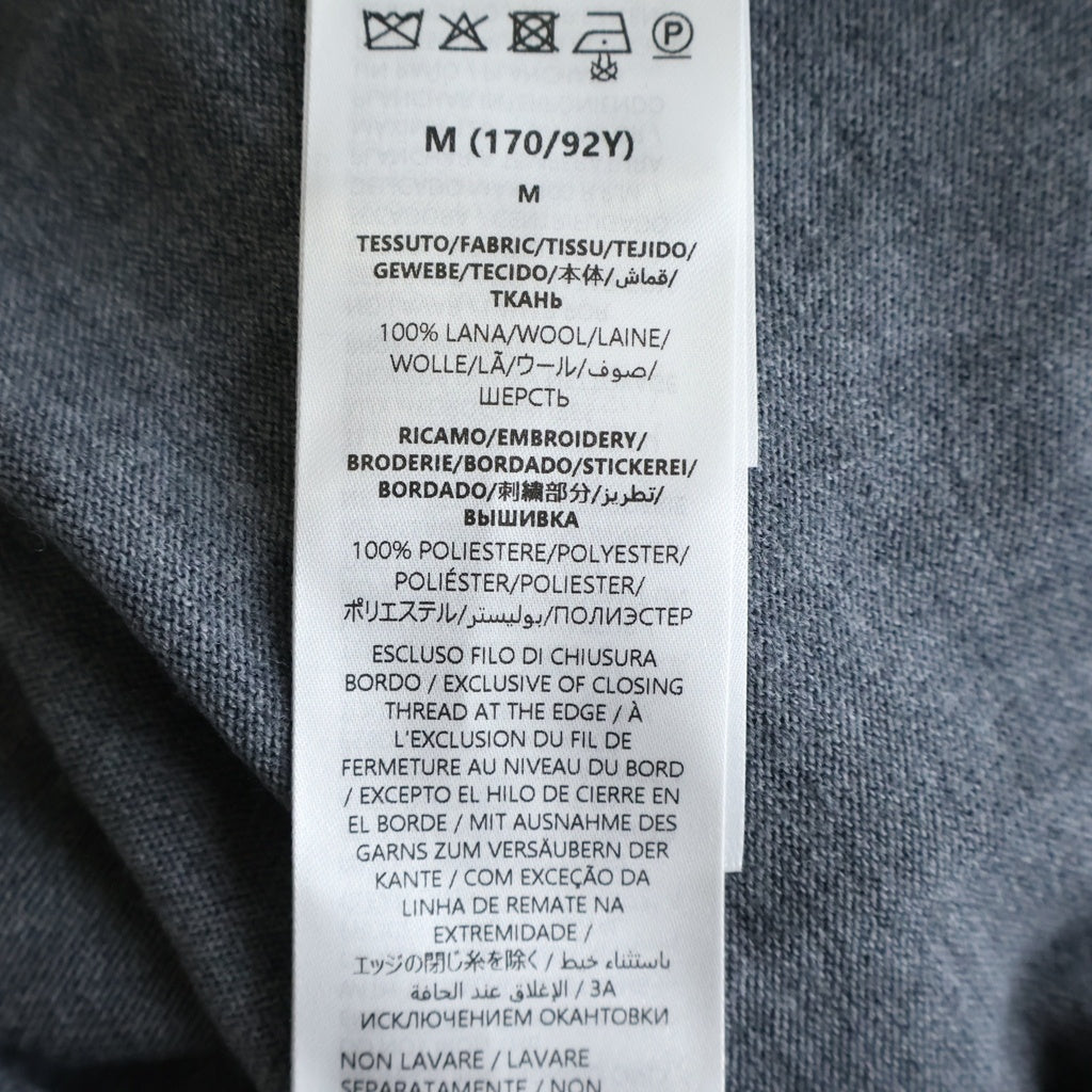 GUCCI(グッチ) 25AW エンブロイダリー ファインウール タートルネック ニット グレー 851975 #M 851975 レディース