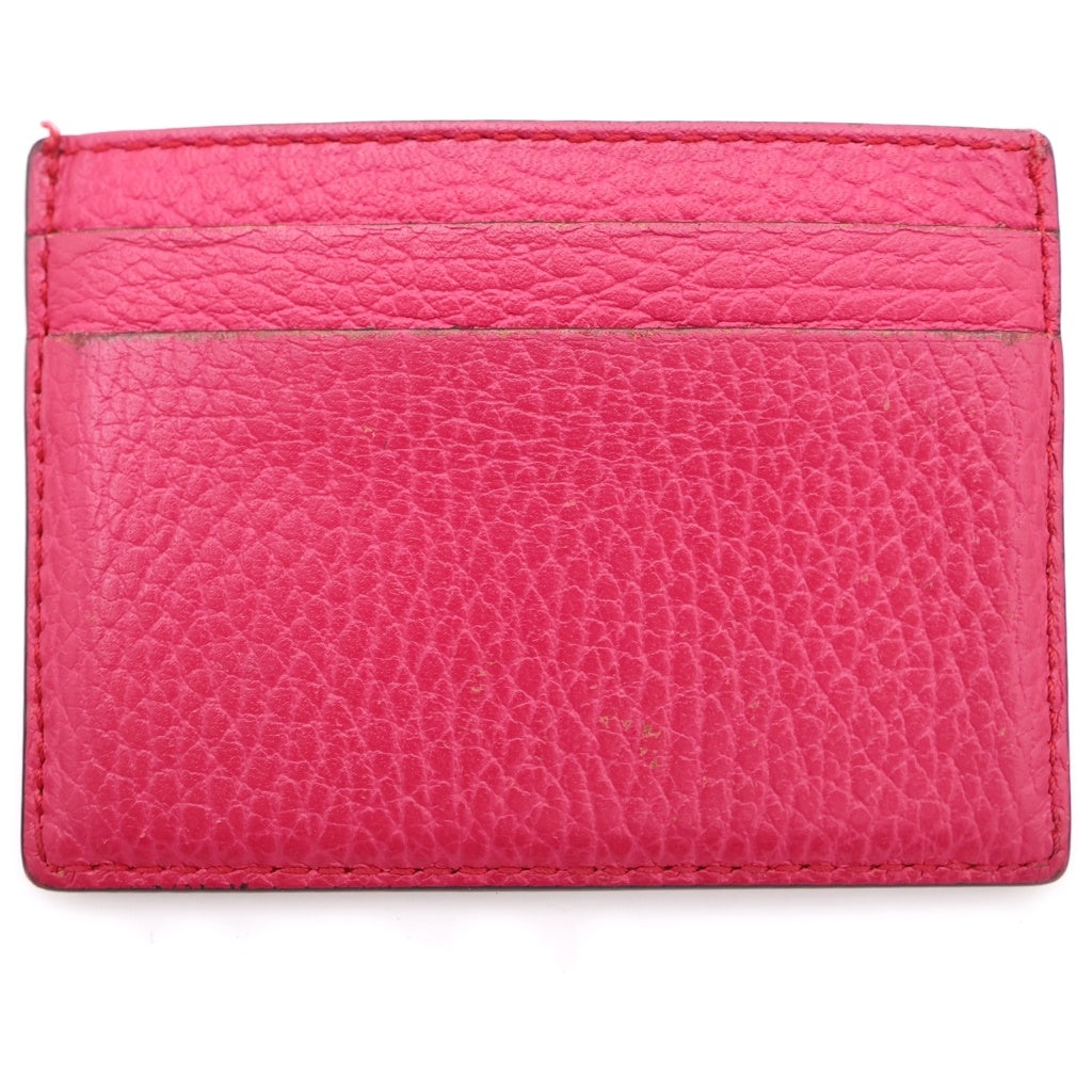 GUCCI(グッチ) レザー カードケース スウィング パスケース ピンク 368876 レディース