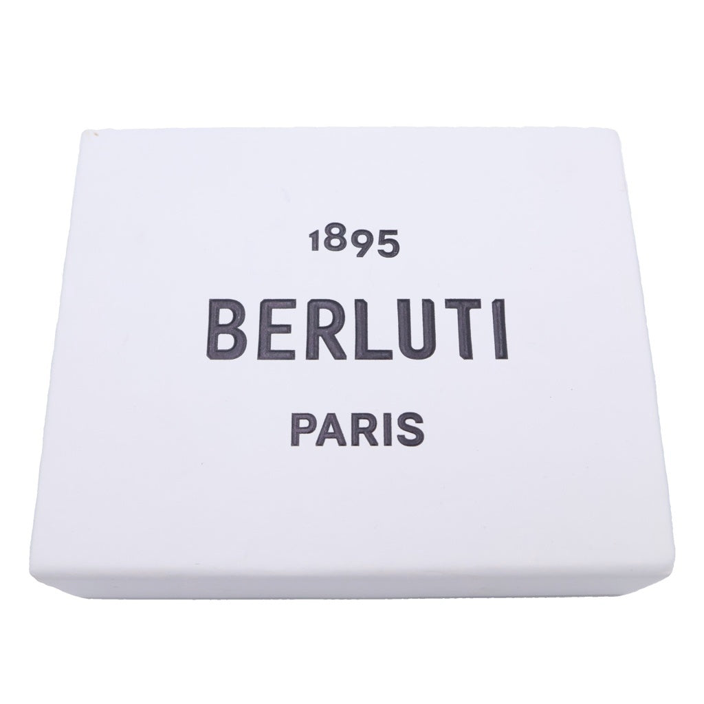 Berluti(ベルルッティ) マコレ スクリットレザー コンパクトウォレット 二つ折り財布 ジャングルグリーン レザー