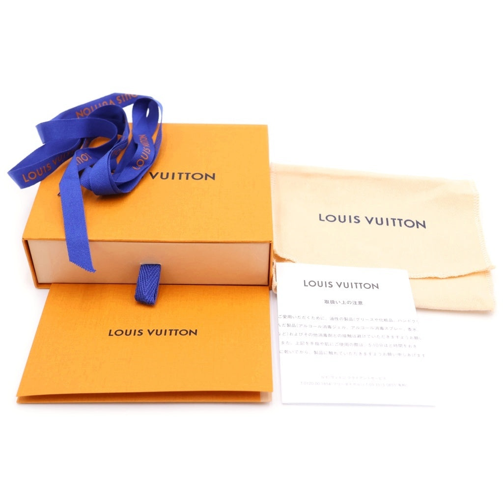 LOUIS VUITTON(ルイヴィトン) モノグラム エクリプス ポルトフォイユ・クレア 二つ折り財布 ホワイト×ブルー レザー RFID M28274 レディース