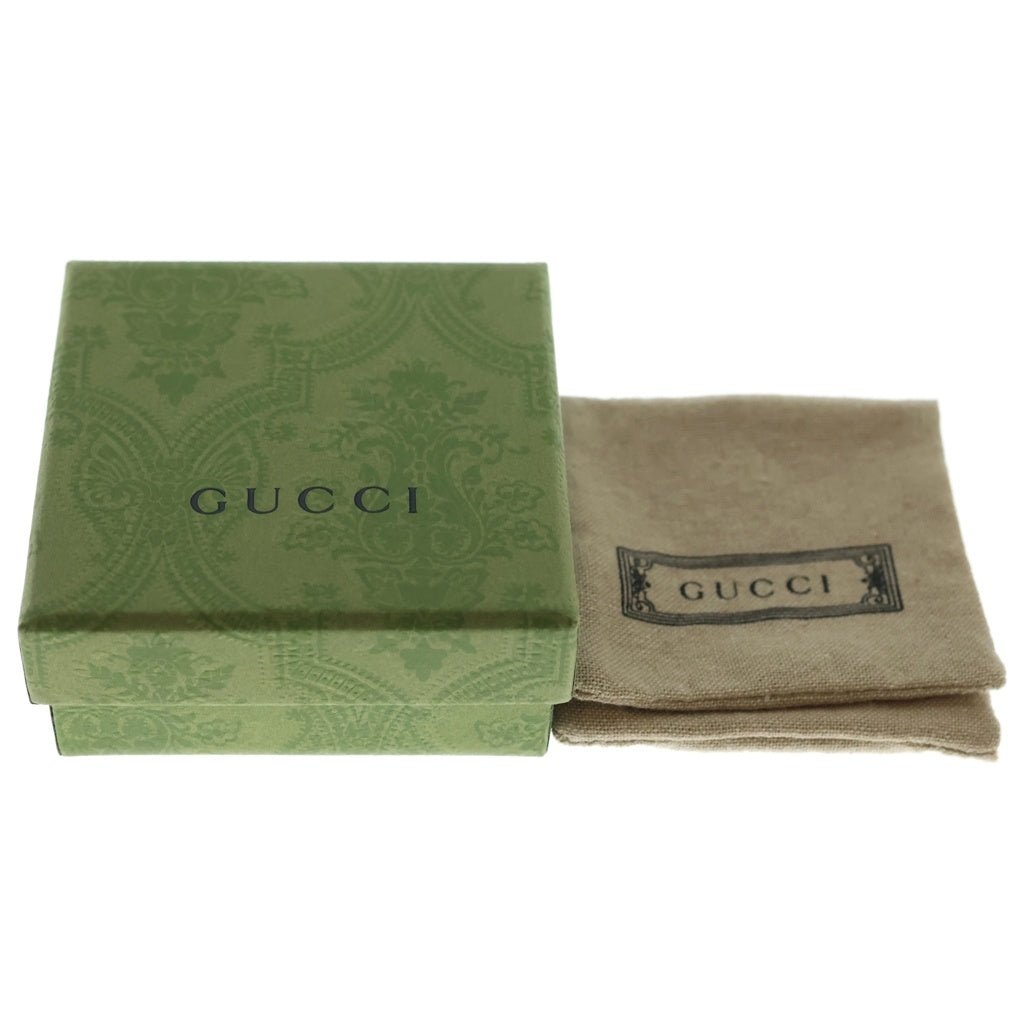 GUCCI(グッチ) GGマーモント フラワーカラーストーン スタッドピアス シルバー SV925 7.4g レディース