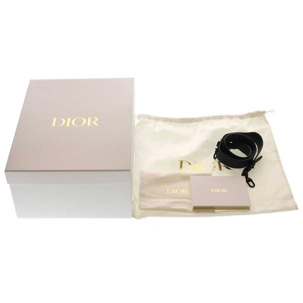 Christian Dior(クリスチャンディオール) ■レディディオール スモール MY ABCDIOR ウルトラマット ブラック ラムスキン 2WAYハンドバッグ ショルダーバッグ レディース